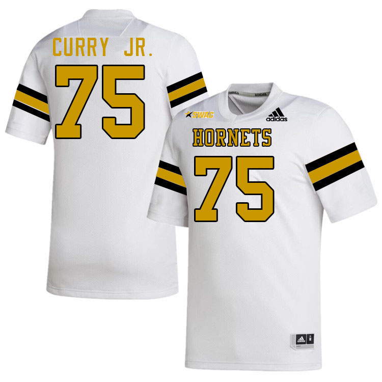 Alabama State Hornets #75 Ray Curry Jr. College Football Jerseys Stitched Sale-White